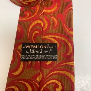 Wembley‎ Red and Brown Classic Tie